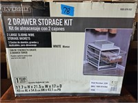 2 Drawer Storage Unit