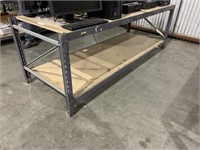 2 Tiered Work Bench, 2400mm x 900mm x 840mm