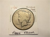 1921 Peace Dollar