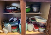 Contents of Cupboard. Storage Containers,