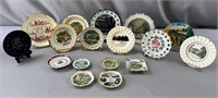 Numerous Small Souvenir Plates Lot