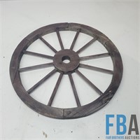 Decorative Wooden Wagon Wheel