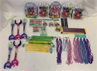 New Kid’s Toy Lot (play Dough, Recorders, Beads)