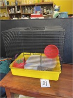 hamster cage with accessories