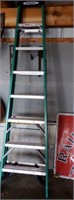 Werner 8ft fiberglass “A” frame step ladder