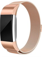 Amzpas Metal Band Compatible with Fitbit Charge 2