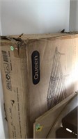 Queen bed frame, still in box