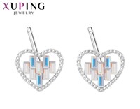 (3 Pack) Xuping Jewelry Heart Shaped Crystals
