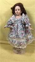 18"  porcelain  doll by PAULINE
