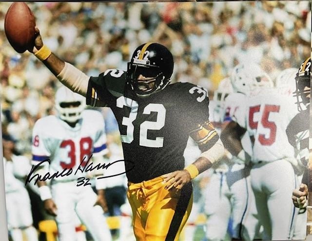 Steelers Franco Harris Signed 11x14 with COA