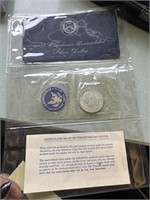 1971 uncirculated silver Eisenhower dollar