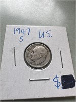 1947 U - US DIME