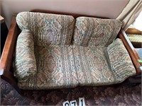 Mission style sofa 62” Aztec design
