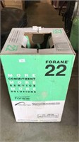 Forane 22 refrigerant, new in the box 30 pound