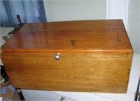 Antique Wood Box 26"x14"x10 1/2"