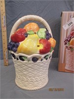 Fruit Basket Cookie Jar
