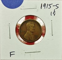 1915-S Lincoln Cent F