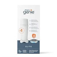 Diaper Genie Elite Diaper Pail (White) – Hands fre