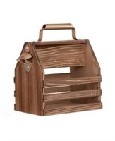 Studio Mercantile Wooden 6 pack Bottle Caddy