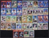 Baseball Rookie Cards, Various, Near Mint;  40 Car