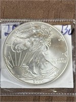 2000 American Silver Eagle .999 Coin