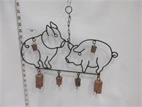 WALL HANGING - PIGS / BELLS