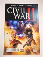 MARVEL COMICS CIVIL WAR II #0 HIGH GRADE COMIC