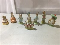 Royal Albert & Bewick Beatrix Potter figures***