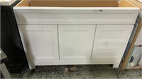 48” WHITE CABINET WITHOUT VANITY TOP******* NICK