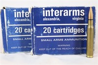 40Rds Interarms .30-06 Small Arms Ammo Cartridges