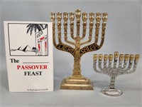 *Jewish Minorah's & The Passover Feast Pamphlet