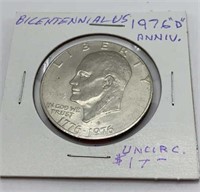 1976 USA bicentennial Dollar uncirculated