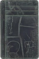 Egyptian Green Rfid Blocking Leather Wallet
