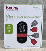 BEURER 3 IN 1 TENS EMS HEAT THERAPY PAIN RELIEF