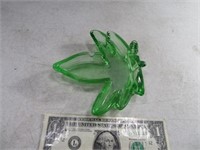 Glass 4" Pot Leaf Ashtray