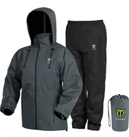 ($67) TideWe Rain Suit, Waterproof, Size: M