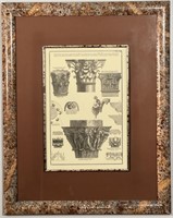 Italian Architectural Framed Picture