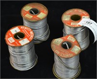 4pcs 5lb Rolls Grade 40/60 1/8 Gauge Wire Solder