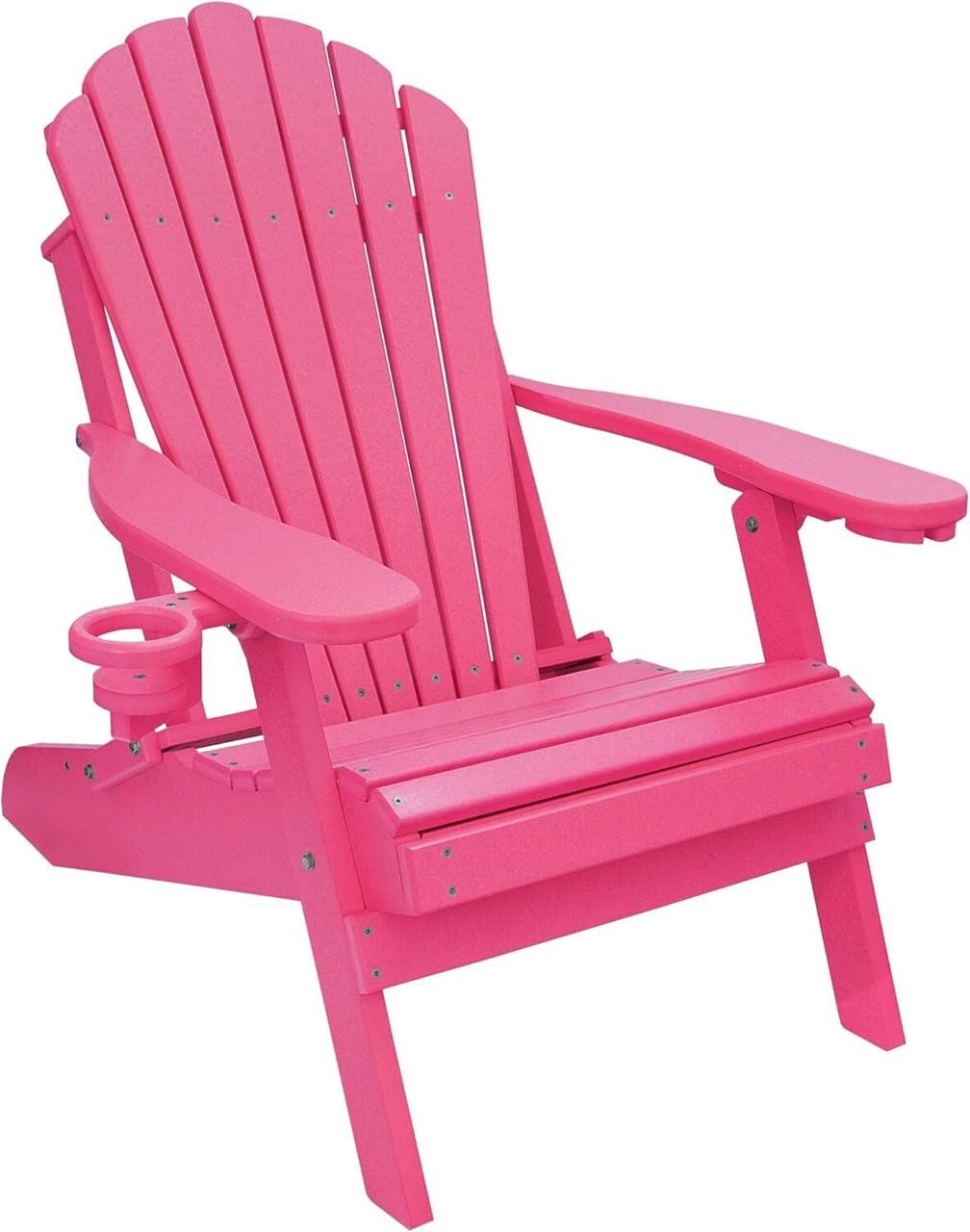 Outer Banks Deluxe Folding Chair (Pink)