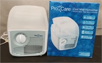 Pro Care Cool Mist Humidifier - works