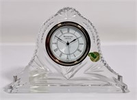 Waterford mantle clock, Baroque, 5.5" tall