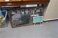 Chalk Board Display Lot