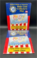 2 NEW STATE COIN COLLECTOR'S MAPS