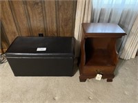 Footstool and Nightstand