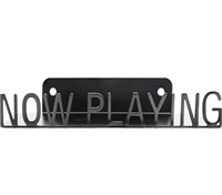 (7" x 1.59" - black) Ahomiwow Metal Now Playing