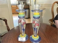 HAND PAINTED CANDLE STICKS
