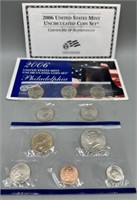 2006 US Mint Uncirculated Coin Set w/COA