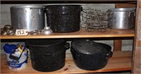 canners, canning items, cooking pots