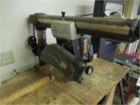 Craftsman radial arm saw with bottom cabinet