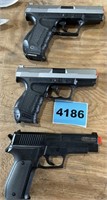 Plastic Toy Pistols, 2 Walther P89, 1 - P225